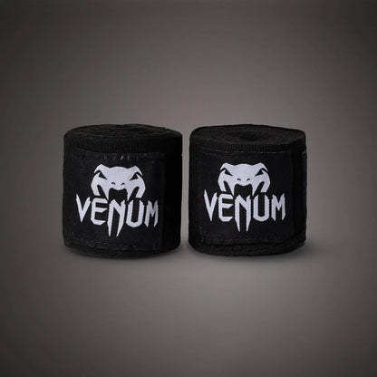 Venum Kontact Boxing Hand Wraps - Black - 4.5M (180 In)